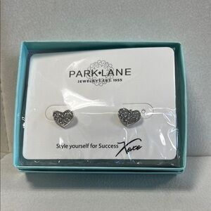 Park Lane Silver Heart Earrings